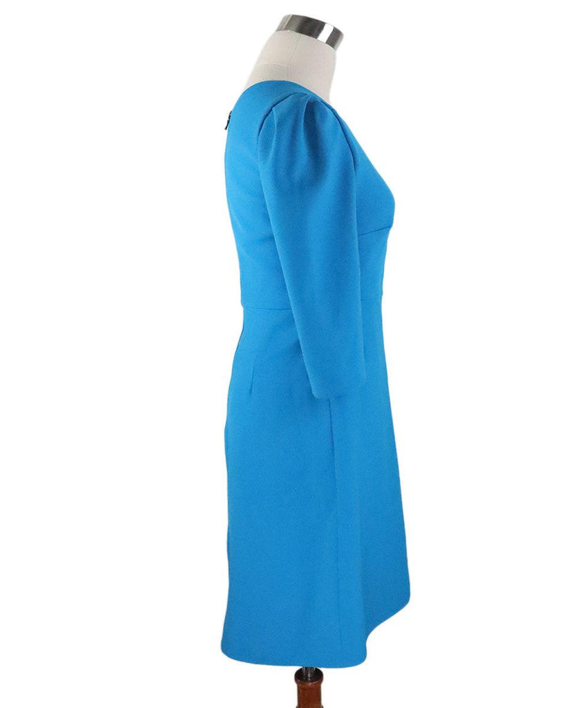 Roland Mouret Blue Viscose Dress sz 4 - Michael's Consignment NYC