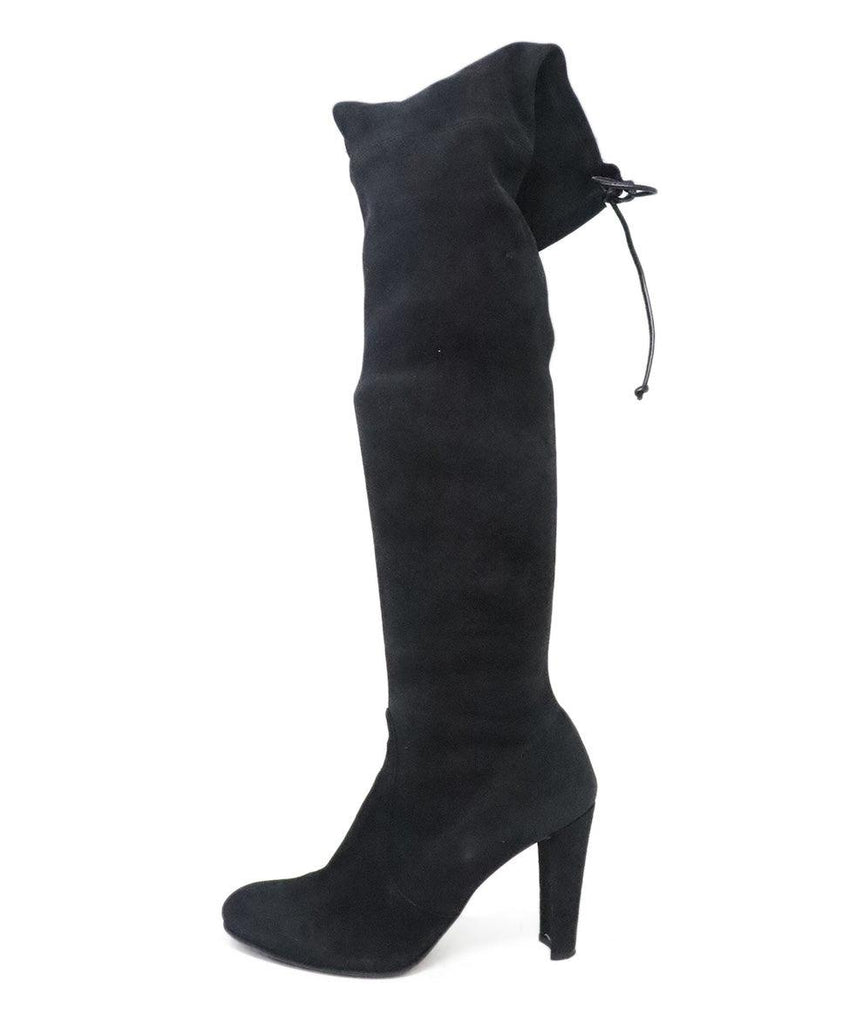 Stuart Weitzman Black Suede Knee High Boots sz 8 - Michael's Consignment NYC