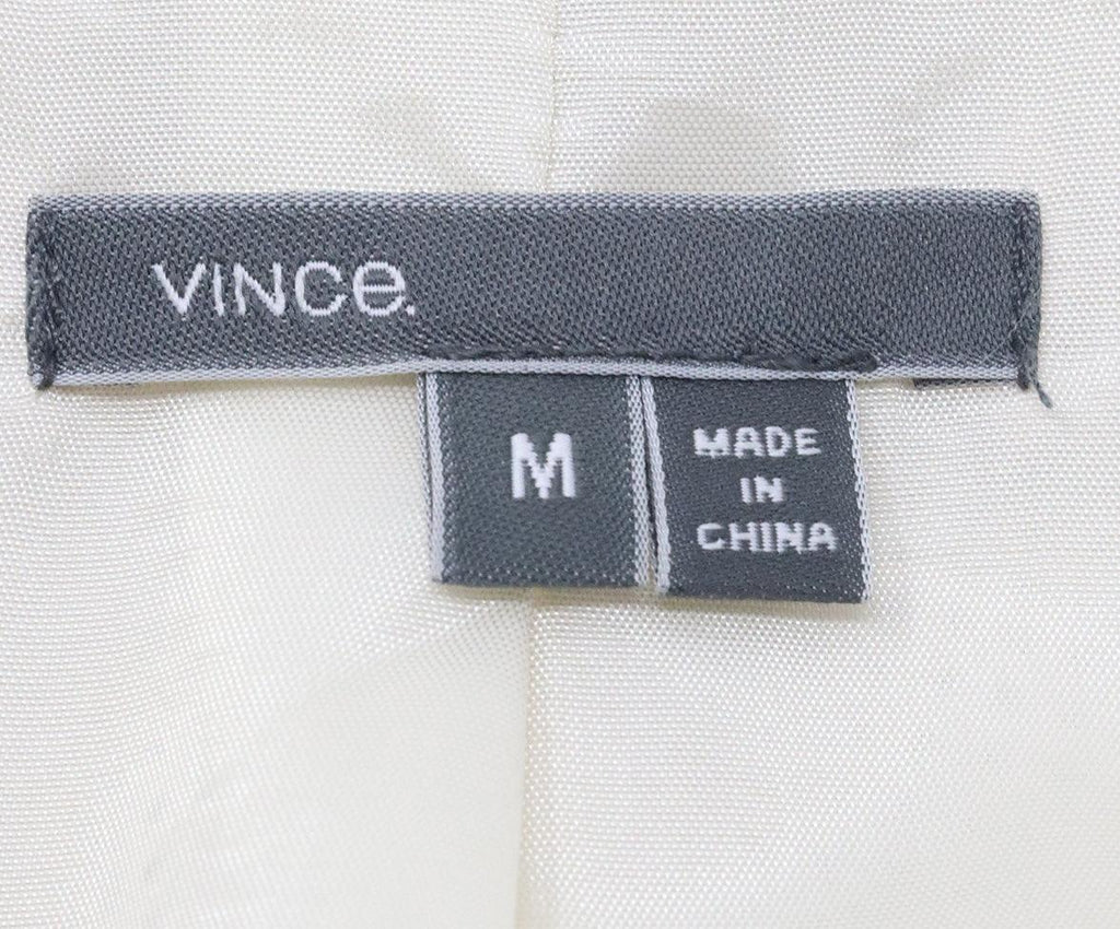 Vince White Leather Jacket sz 6 - Michael's Consignment NYC