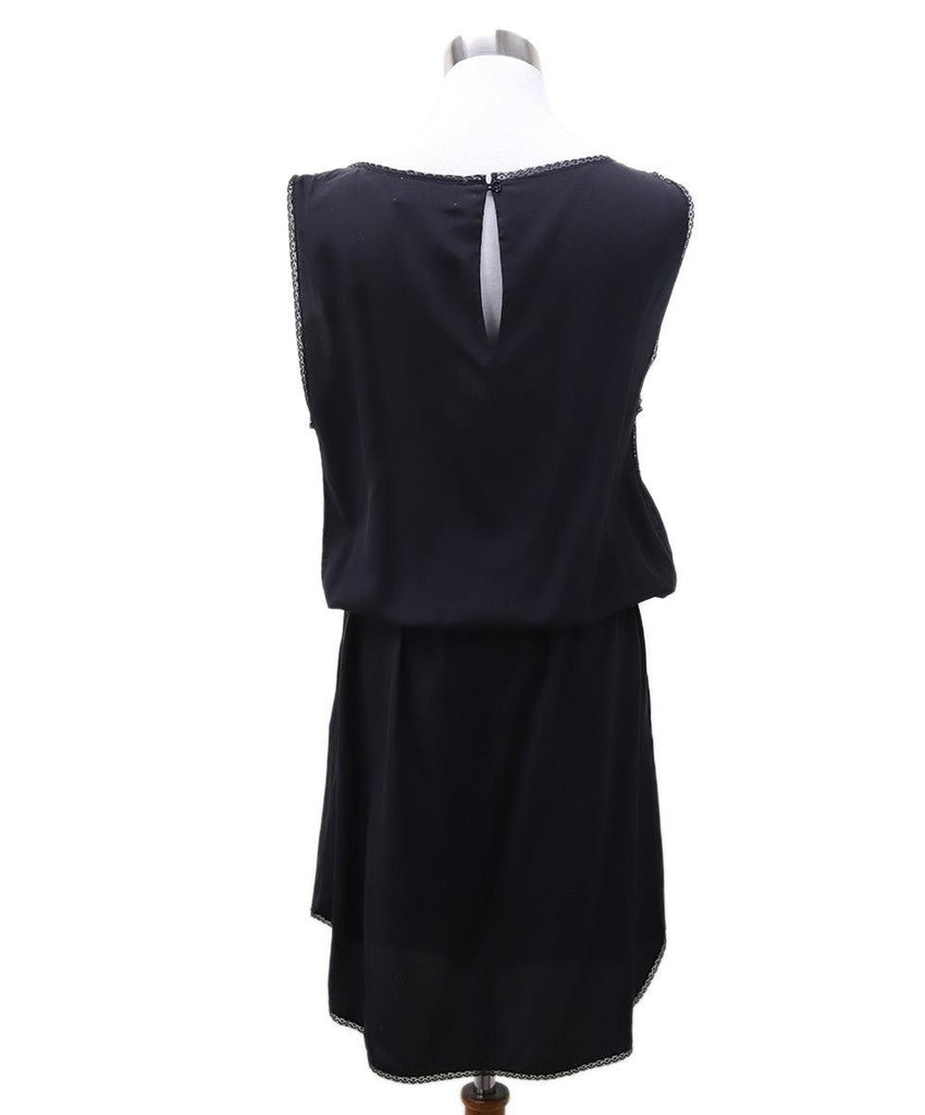 Zadig & Voltaire Black Silk Dress sz 6 - Michael's Consignment NYC